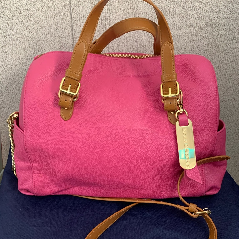 Emma & Sophia Chelsea leather satchel